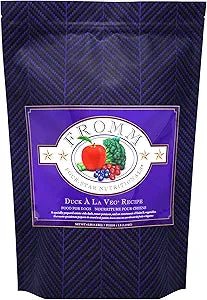 Fromm four star duck vegetables dry dog food kibble 4lbs