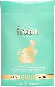 Fromm gold adult cat food 4lbs dry kibble