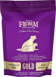 Fromm gold small breed adult dry dog food kibble 5lbs