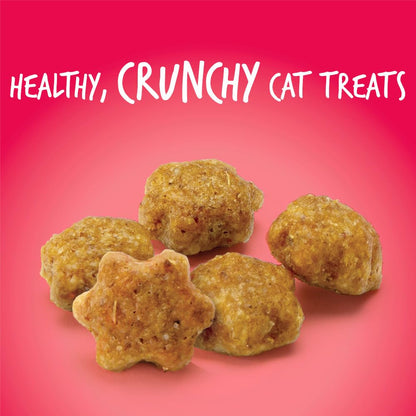 Fruitables Cat Crunchy Treats For Cats – Healthy Low Calorie Packed With Protein Free Of Wheat, Corn And Soy – Made With Real Salmon With Cranberry – 2.5 Ounces