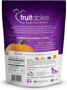 Fruitables Pumpkin & Blueberry Crunchy Dog Treats - 7 oz - dog treat - 895352002150