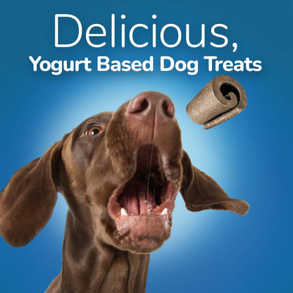 Fruitables Real Yogurt Treats – Roll - Up Dog Treats – Blueberry Flavor – Natural Ingredients – 12 Ounces