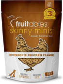 Fruitables Skinny Mini Dog Treats – Healthy Treats for Dogs – Low Calorie Training Treats – Rotisserie Chicken – 5 Ounces - dog treat - 895352002464