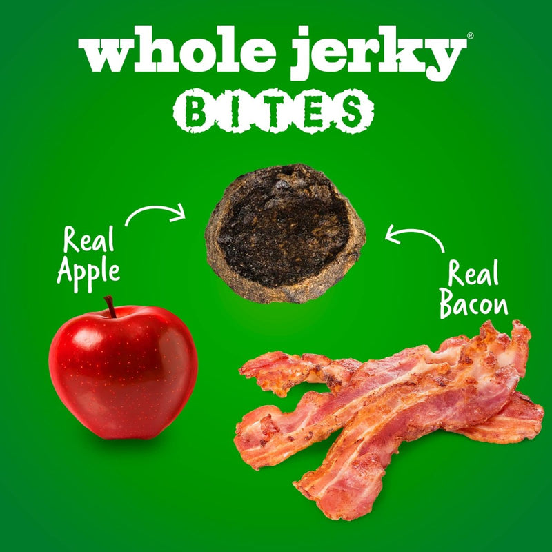 Fruitables Small Dog Treats – Whole Jerky Bites – Healthy Treats – Bacon & Apple Flavor – 5 Ounces - 895352002747