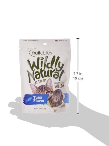 Fruitables Wildly Natural Cat Treats - Tuna Flavor - 2.5 oz - dry cat food - 852763006214