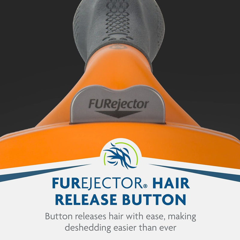 FURminator Undercoat deShedding Tool for Medium Dog with Short Hair - Reduces Loose Hair from Shedding - trimmer - 811794929251