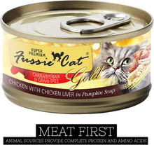 Fussie cat chicken with chicken liver in pumpkin sauce
