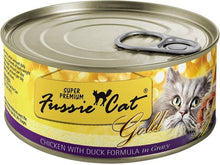 Fussie Cat Gold Canned cat food chicken with duck formula in gravy 2.82 oz