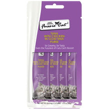 Fussie cat tuna with chicken in goat milk purée 4 count
