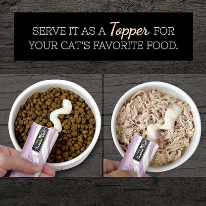 Fussie Cat Tuna with Chicken Purée 4 count single serve tubes