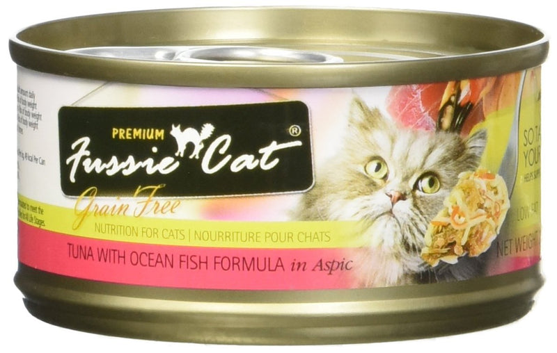 Fussie Cat Tuna with Ocean Fish Formula in Aspic Cat Food - 2.8 oz - wet cat food - 888641130535