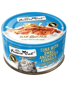 Fussie cat tuna with small anchovies canned food