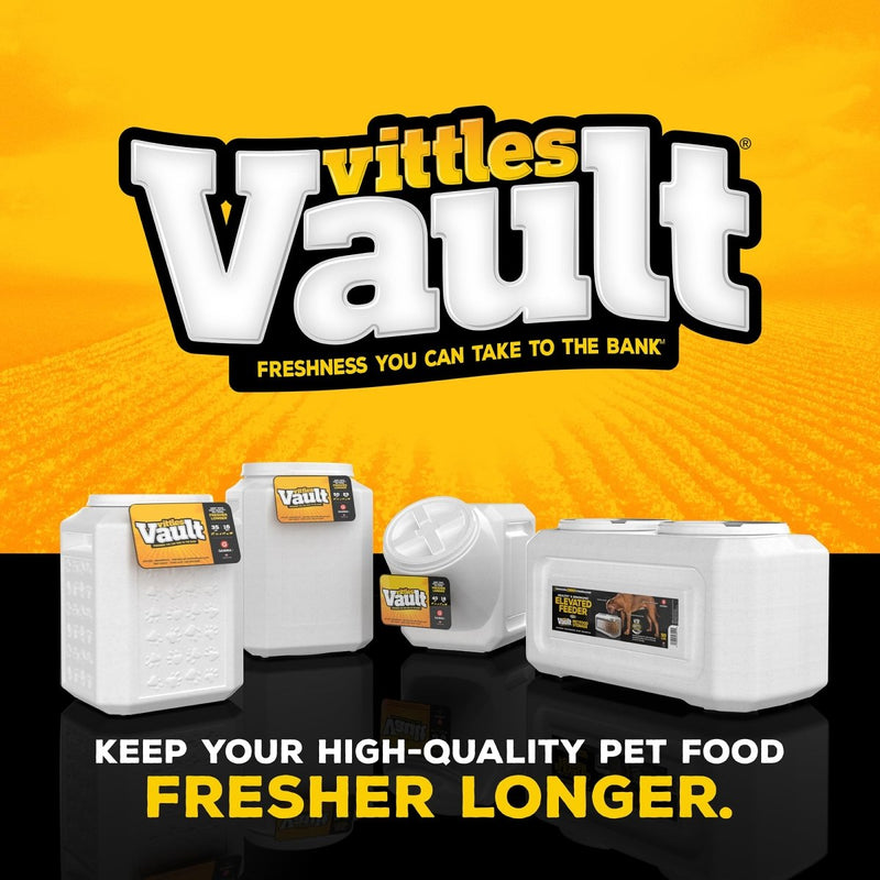 Gamma2 Vittles Vault Dog Food Storage Containe For Dogs - Up To 30 Pounds - Dry Pet Food Storage - Made in USA - food storage - 769397142303