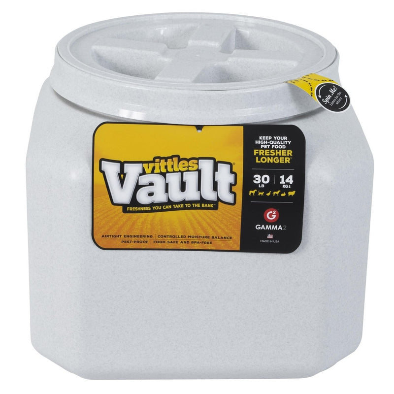 Gamma2 Vittles Vault Dog Food Storage Containe For Dogs - Up To 30 Pounds - Dry Pet Food Storage - Made in USA - food storage - 769397142303