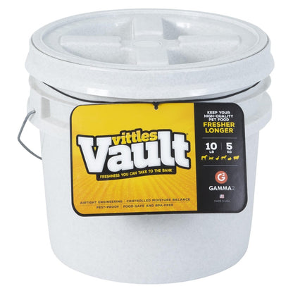 Gamma2 Vittles Vault Dog Food Storage Container For Dogs - Up to 10 Pounds - Dry Pet Food Storage - food storage - 769397141108