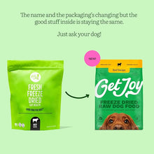 Get Joy Beef Recipe Human - Grade All Life Stages Freeze - Dried Raw Dog Food, 16 - oz bag