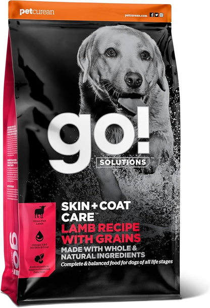 Go solutions skin and coat care lamb recipe 3.5lb dog food