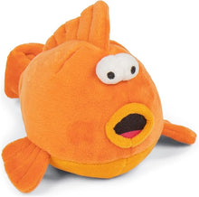 Godog action plush dog toy goldfish plush dog toy chewguard plush small medium sized plush