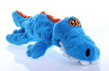 Godog chew guard plush dog toy blue dragon small plush dog toy