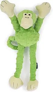 Godog chewguard technology green monkey plush dog toy