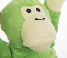 Godog chewguard technology green monkey plush dog toy