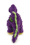 goDog Dinos Bruto Squeaky Plush Dog Toy, Chew Guard Technology - Purple, Large - 743723709606