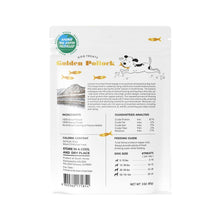 Golden pollock dog treats wild caught Alaskan pollock 3oz dog treats