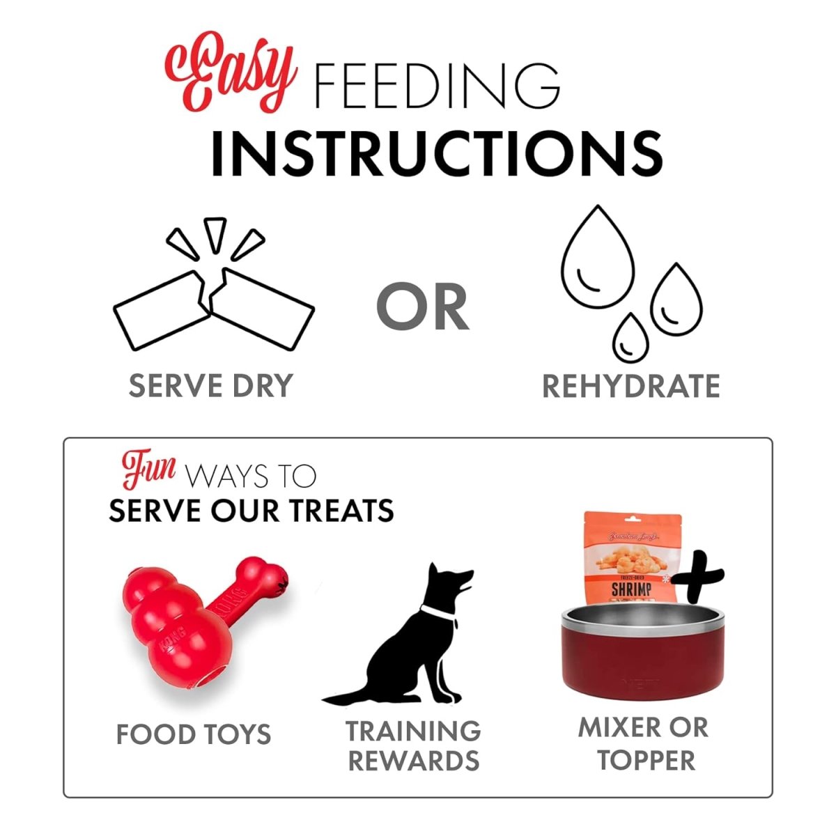 Grandma Lucy's Freeze - Dried Single Ingredient Treats, Shrimp, 0.65 oz - baked dog treats - 884308580101