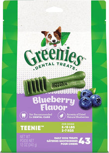 Greenies dental treats blueberry flavor
