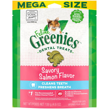 Greenies Feline Adult Natural Dental Care Cat Treats, Savory Salmon Flavor, 4.6 oz. Pouch