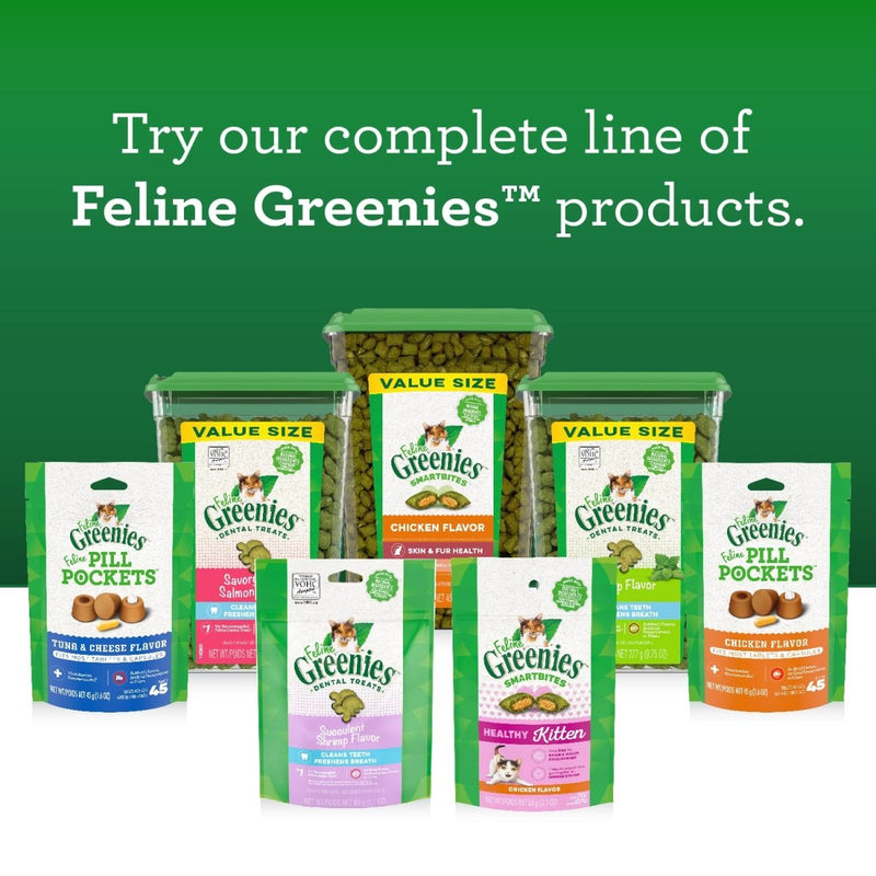 Greenies Feline Pill Pockets Natural Soft Cat Treats - Catnip Flavor - 1.6 oz. - pill pocket - 642863114571