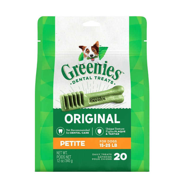 Greenies Original Petite Natural Dental Care Dog Treats - 12 oz. Pack - 642863041242