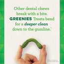 Greenies Original Regular Natural Dog Dental Care Chews Oral Health Dog Treats - 27 oz. Pack (27 Treats) - 642863041198