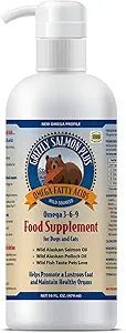 Grizzly wild Alaskan salmon plus supplement 16 oz cat dog fish oil