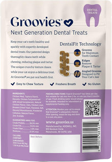 Groovies dental fit technology chicken flavor 7.05oz