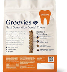 Groovies original large dog - 6 dog chews