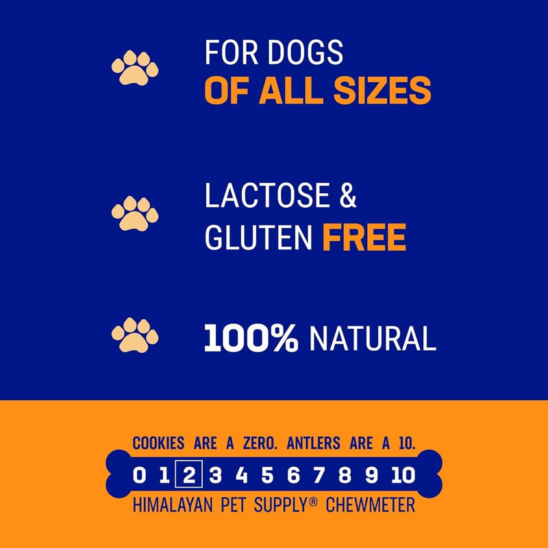 Happy Teeth Natural Cheese Dog Chews | Peanut Butter Flavor | Dental Chew | Protein Rich | Gluten Free - Lactose Free - Wheat Free - Soy Free | 2 Happy Teeth Chews per Resealable Pouch - dental dog treats - 857164007471