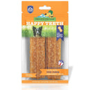 Happy Teeth Natural Cheese Dog Chews | Peanut Butter Flavor | Dental Chew | Protein Rich | Gluten Free - Lactose Free - Wheat Free - Soy Free | 2 Happy Teeth Chews per Resealable Pouch - dental dog treats - 857164007471