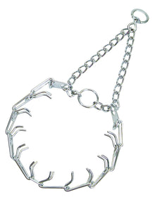 Herm Sprenger Ultra - Plus Prong Dog Training Collar - Steel Chrome Plated Dog Prong Collar - Neck 18" - 3.0 mm x 20" Chain Length - dog collar - 076484520006