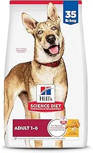 Hills science diet adult 1 - 6 chicken & barley recipe dog food 35lbs