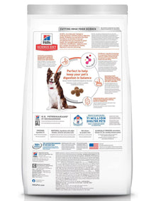 Hill's Science Diet Adult Perfect Digestion Chicken, Brown Rice, & Whole Oats Recipe Dry Dog Food, 12 - lb bag 605509