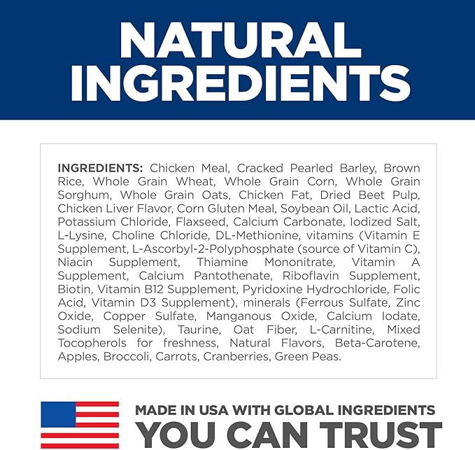 Hill's Science Diet Chicken Meal, Barely & Rice Recipe Large Breed Adult 6+ Premium Dry Dog Food 2044 33lbs