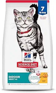 Hills science diet indoor cat food - adult 7lbs