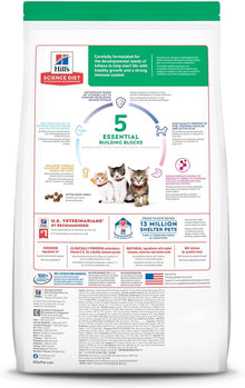 Hills science diet kitten cat food 3.5lbs dry kibble 7123