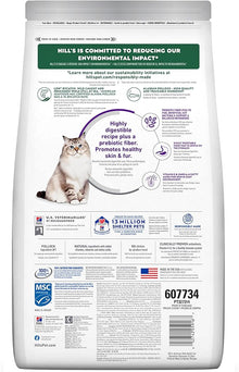 Hill's Science Diet Sensitive Stomach & Sensitive Skin Pollock Meal & Barley Recipe Adult Dry Cat Food, 3.5lb bag 607733