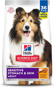 Hill's® Science Diet® Sensitive Stomach & Skin Adult Dry Dog Food - Chicken & Barley 36lbs 605718