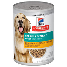 Hills science diet specialty perfect weight adult canned food wet hearty vegetable & chicken stew 13.2oz