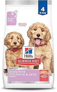Hills science diet specialty sensitive stomach & skin 4lb dry puppy food kibble 608510 salmon & brown rice