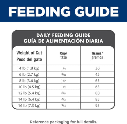Hills science diet veterinarian recommended adult 1 - 6 cat food 3.5 lbs