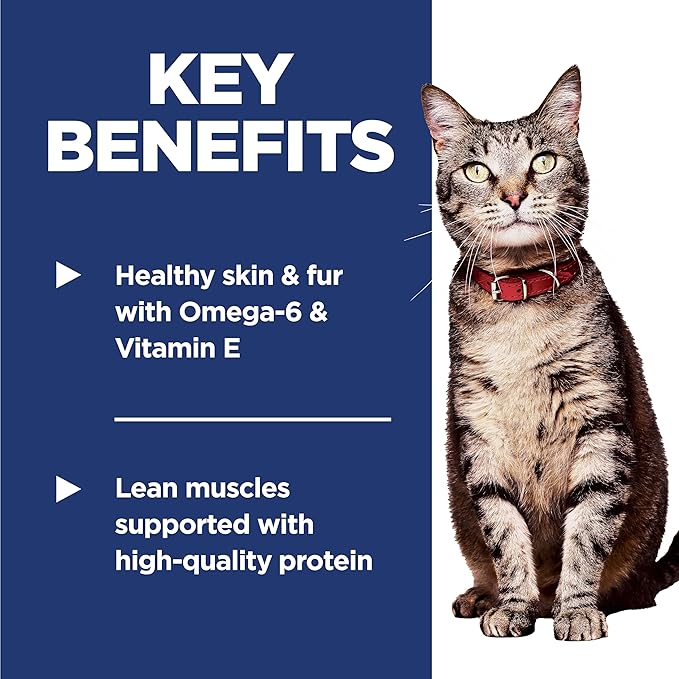 Hills science diet veterinarian recommended adult 1 - 6 cat food 3.5 lbs